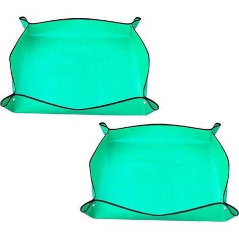 2 tapis de jardinage imperméables pour le changement du , le rempotage des plantes et la maison (1/4)