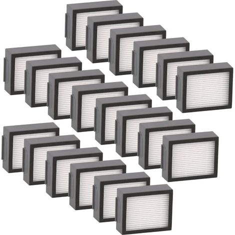 Filtros de repuesto para aspiradora robot Roomba (HEPA) – Paquete de 20, compatibles con i7, i3, i2, i1, i4, i6, i8, E5 a E7, J7, EVO, EI (1/5)
