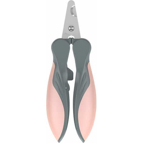 Tijeras para uñas de gato, pinzas pequeñas para el cuidado del pelaje de los perros (rosa pequeño) (1/5)