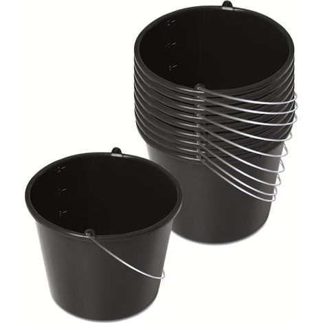 Kistenberg Baueimer 12 L 10er Set Mörteleimer Eimer Maurereimer Putzeimer