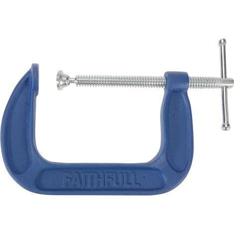 Faithfull Medium-Duty G Clamp 100mm (4in)