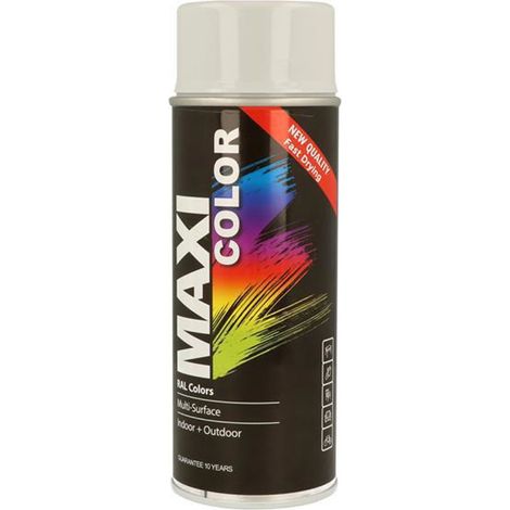 Maxicolor Spray Gloss Light Grey RAL7035 400ml Paint