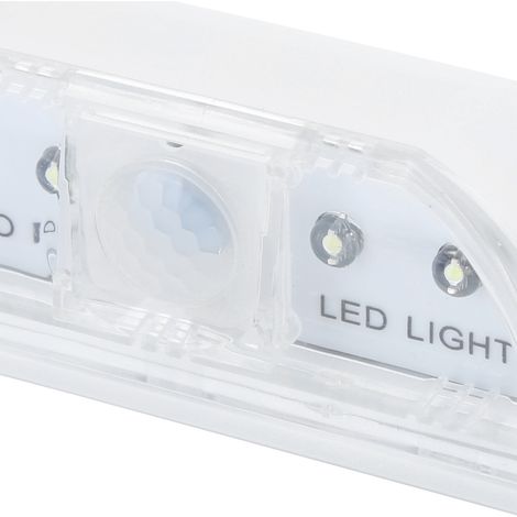 Lampe à induction avec verrouillage automatique PIR et détecteur de mouvement infrarouge à 4 LED, veilleuse intelligente pour couloir et chambre à coucher (1/5)