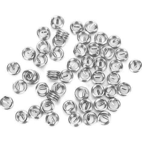 50 inserts filetés, gaines de protection pour câbles, outil de réparation, matériel de fixation, norme américaine 10-24x1D (1/5)