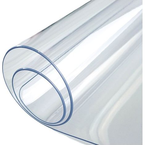 Dicke, transparente Kristalltischdecke, verschiedene Größen (rund oder rechteckig), schützt Tische und Möbel, wasserdicht – Rechteckig: 60 x 120 cm (1/5)