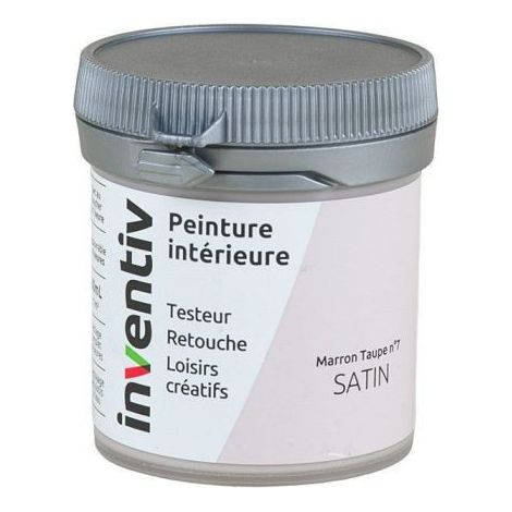 Testeur Peinture Intérieure Satin Marron Taupe 7 - INVENTIV