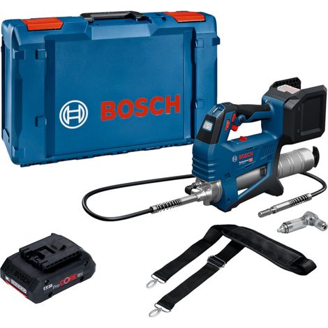 Pompa per grasso a batteria Bosch GFP 18V-10 18 V 10.000 psi + 1 batteria ProCORE da 4,0 Ah + XL-Boxx - senza caricabatterie (1/5)