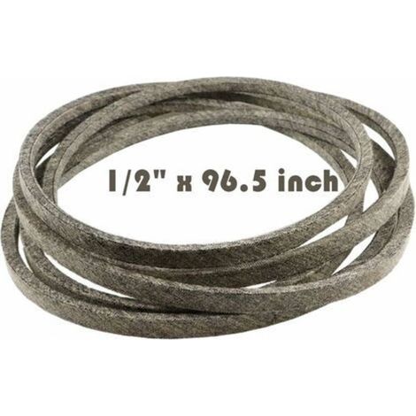 Courroie d'entraînement de transmission de lames de plate-forme de coupe de tracteur de tondeuse à gazon pour CUB Cadet 954-04060, 954-04060A, 954-04060B 1/2\"x 96.5\" Fabriqué en Kevlar (1/5)