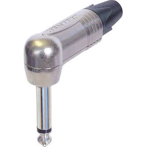 Jack 6.35 mm mâle, coudé Neutrik NP2RX Nombre de pôles: 2 mono argent 1 pc(s) (1/4)
