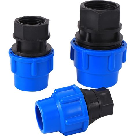 Connecteur de raccord 20/25/32mm en polyéthylène - Raccord rapide - Raccord femelle (1/5)