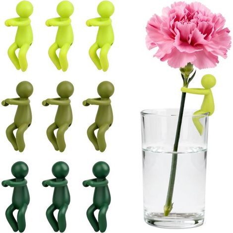 Supporto per piante - 9 pezzi - Supporto - Decorazione - Aiuto per la propagazione delle piante - Supporto per piante da interno per sostenere steli, germogli e talee - Pianta (1/5)