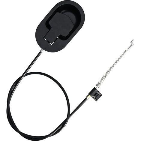 Maniglia di ricambio universale in alluminio per poltrona reclinabile. Leva di sblocco. Maniglia in metallo con molla e cavo per divano - 96 cm (con cavo)