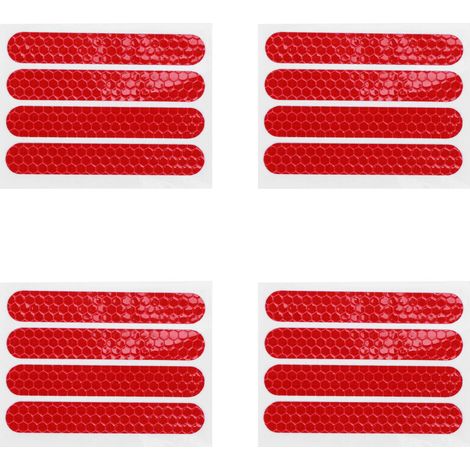 Copriruota anteriore, guscio protettivo, adesivo riflettente per accessori monopattino Max G30, 16 pezzi, rosso