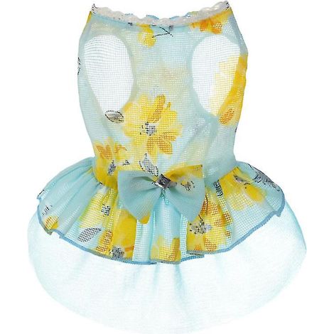 1 robe pour animal de compagnie avec nœud papillon