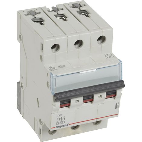 Interruttore automatico 3P D 16A 6kA AC S303 TX3 403755
