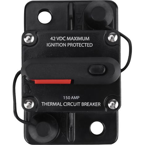 DC12V-42V Autoradio-Audio-Inline-Schutzschalter mit manueller Rückstellung (150A) (1/5)