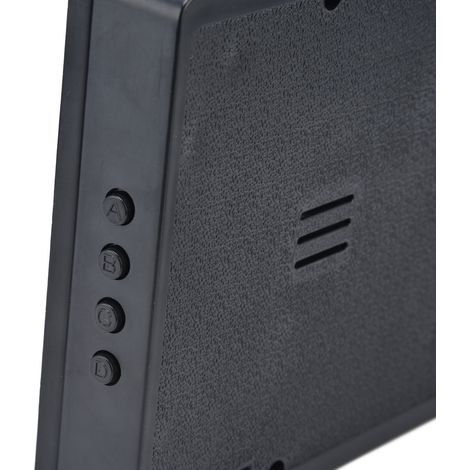 Digitale LED-Wanduhr, einfacher Kalender, geeignet für Schlafzimmer, Nachttische und Büros, 100–240 V EU-Stecker