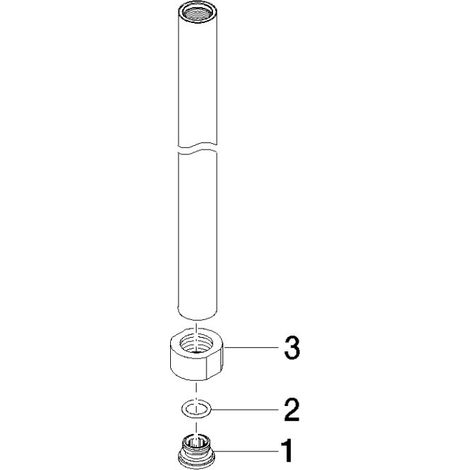 Dornbracht 90282209500-00 Tuyau Pièces de rechange