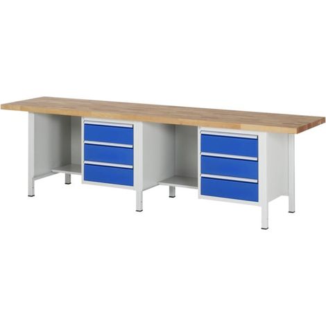 Etabli Rau modèle 8452, L 3000 x P 700 x H 840mm (1/5)
