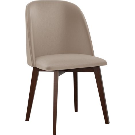 Chaise Victorville 362, Noyer, 83x48x55cm, Tissu, En bois (1/4)