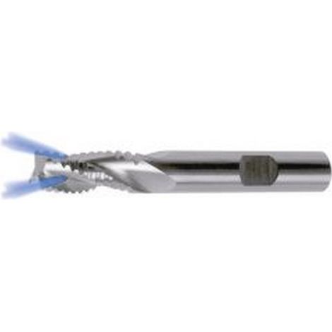 Vuoto Cutter Con Irrigazione Centrale, Lungo, In Metallo Duro Per L'Alluminio, Ø D1 - H10: 8.0 Mm, Lunghezza. Totale L1 63 Millimetri Lungo. Sezione L2 16 Millimetri
