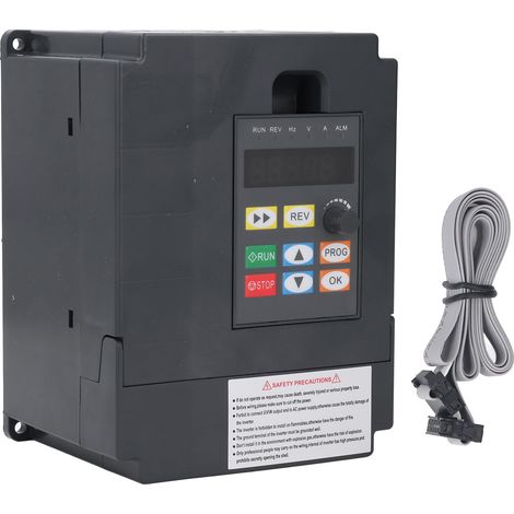 Onduleur monophasé à 3 phases, entrée 1PH AC220V, sortie 3PH AC0-220V, entraînement à fréquence Variable 1,5 kw pour ventilateur de pompe à moteur (1/5)