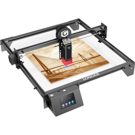 Graveur Laser, Écran Tactile, Gravure Hors Ligne, RAY5 10W (1/2)