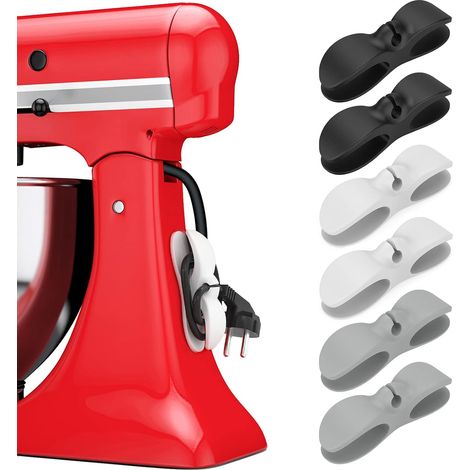 Appliance Cord Organizer (6-Pack) - Adhesive organizer for small appliances, cord winder, cord holder