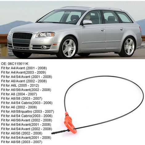 Jauge de Niveau d'Huile Moteur 06C115611K pour Audi A4 A6 A8 - Outil de Mesure (1/5)