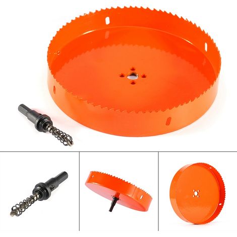 Foret scie cloche HSS M42 pour tuyaux en aluminium et en fer, 200 mm (1/5)