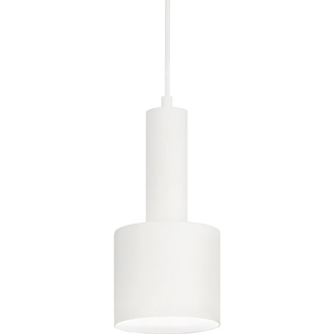 Sospensione Moderna Holly Metallo Bianco 1 Luce E27 (1/2)