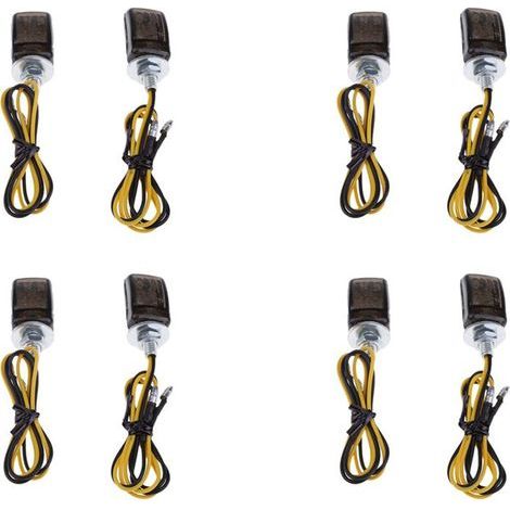 Convient aux clignotants LED noirs standard pour mini-motos (1/4)