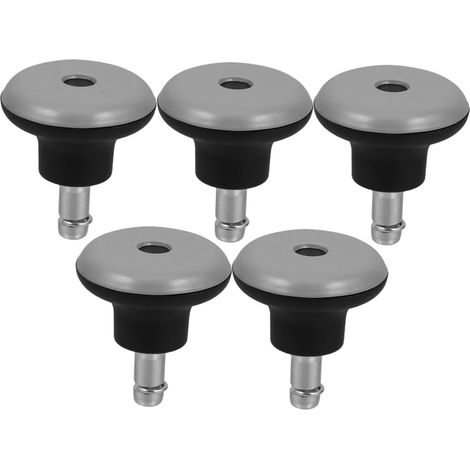 de 5 roulettes fixes pour chaises de bureau roues en PU pour