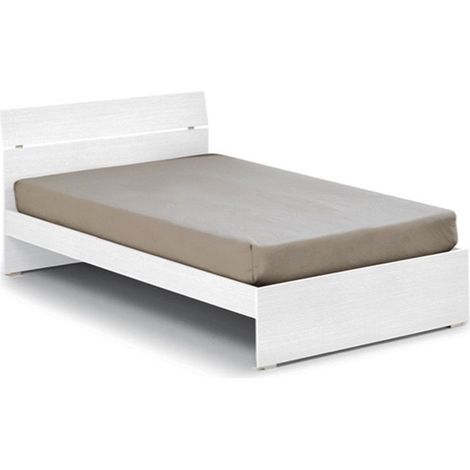 Letto Matrimoniale 2 Piazze Bianco Frass. (1/4)