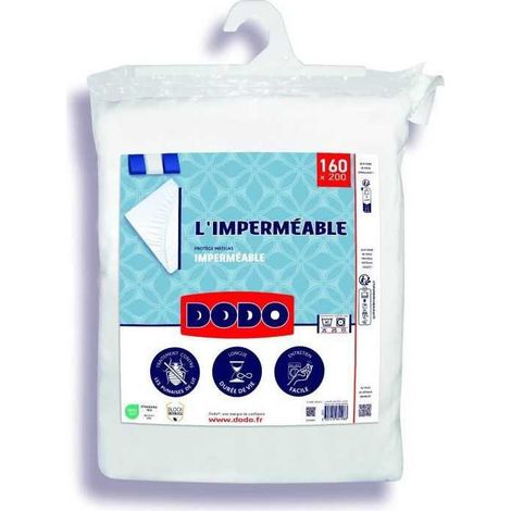 Waterproof mattress protector - 160x200 cm - Cotton/Polyester - Anti-bedbug