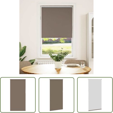 vidaXL Verdunkelungsrollo Kaffeebraun 85x150cm Stoffbreite 80,7 cm (1/5)