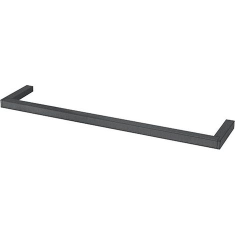 Porte Serviette Domino 40 Cm Chrome Noir Brosse Robinetterie DOMINO - CRISTINA ONDYNA DM21175