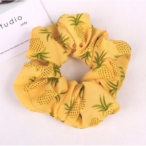 Fascia per capelli, sciarpa, ananas, elastico per capelli PIN UP per ragazze, alla moda