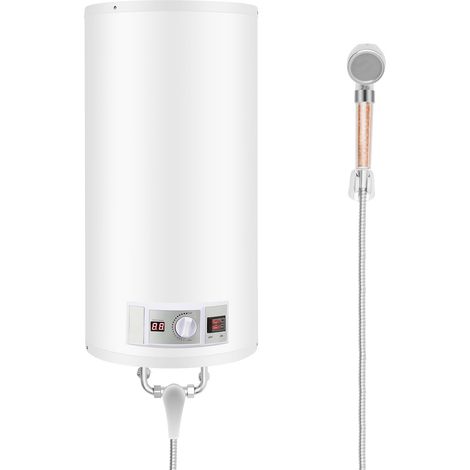 50 litres - Chauffe-eau Électrique Vertical Mural - 2000 W - Température ajustable via molette de réglage - Conçu pour être installé en France (1/5)