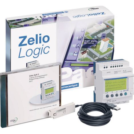 Relè intelligente compatto Zelio Logic 12 I/O 100-240Vca pack scoperta - SR2PACKFU