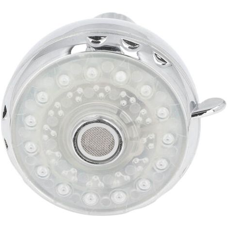 DEESSE SHOP-Pommeau de douche LED 7 couleurs Flash Light changeant automatiquement le pulvérisateur de douche avec filetage externe G1/2 pour salle de bain (1/5)
