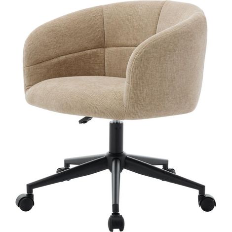 Sedia da ufficio Tessuto testurizzato Beige - NOMITIO (1/4)