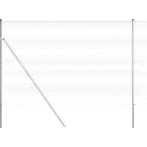 Maison Exclusive - Ground Fix Geschweißter Drahtzaun 10 x 1,5 m (
