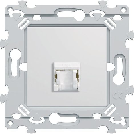 RJ45 essensya CAT.6 UTP simple Pure - HAGER WE225