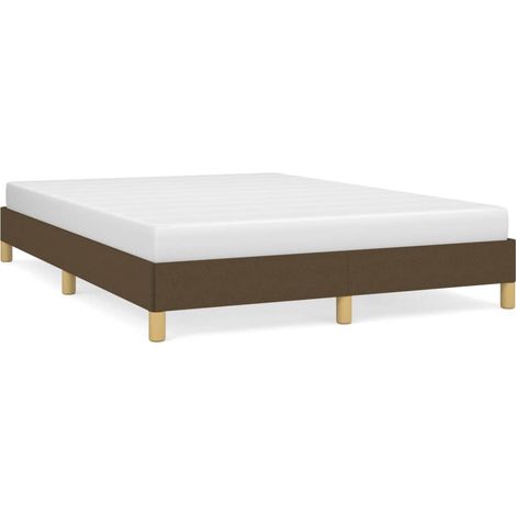 Maison Exclusive - Bettgestell ohne Matratze Dunkelbraun 160x200