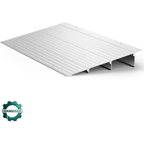 Manuzen - Rampe de seuil aluminium – 3 pouces – environ 7,6 cm (1/3)