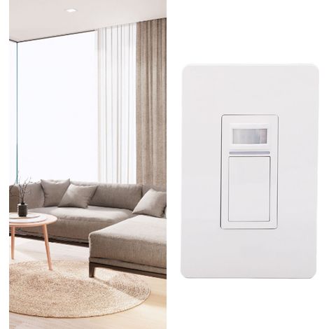 MFA05 Intelligenter Bewegungsmelder-Schalter, Präsenzmelder, einpoliger WLAN-Schalter (2,4 GHz), 110–125 V, kompatibel mit Alexa und Google Assistant (1/5)