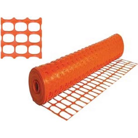 1ROTOLO RETE IN PLASTICA PER CANTIERI (AREA CANTIERE) - cm. 180h.