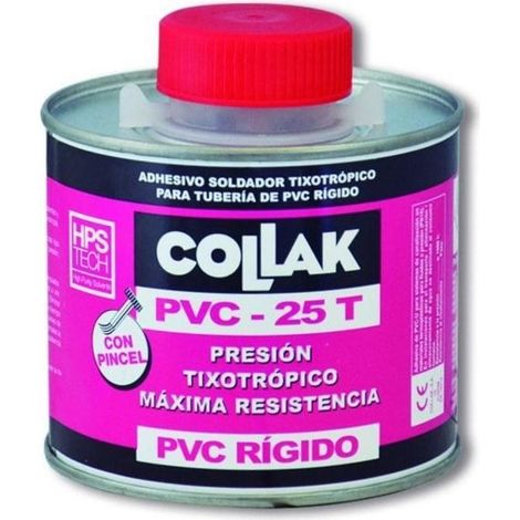 Schweißkleber PVC 25t mit Pinsel 500 ml