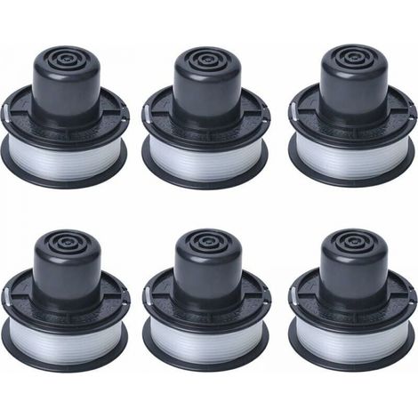 A6226 Bobine de fil compatible avec Auftipp Coupe-herbe automatique GL250 / GL310 / GL360 / GL360SB avec 6m ligne, 6-pack (1/5)